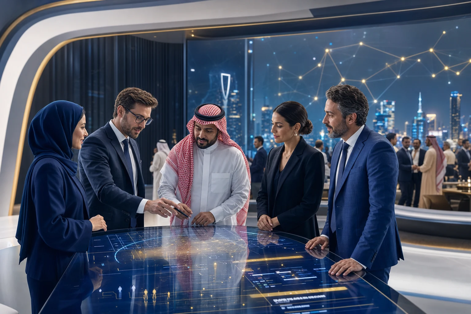 قادة وخبراء رأس المال البشري يتعاونون في بيئة عمل تستشرف المستقبل
